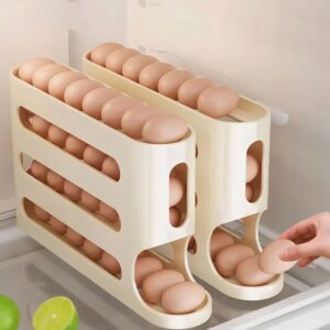 4-Layer Rolling Egg Dispenser Rack 1