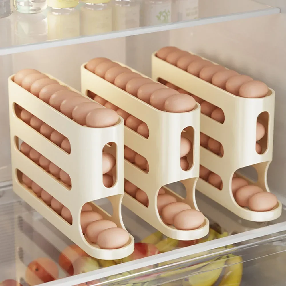 4-Layer Rolling Egg Dispenser Rack 5