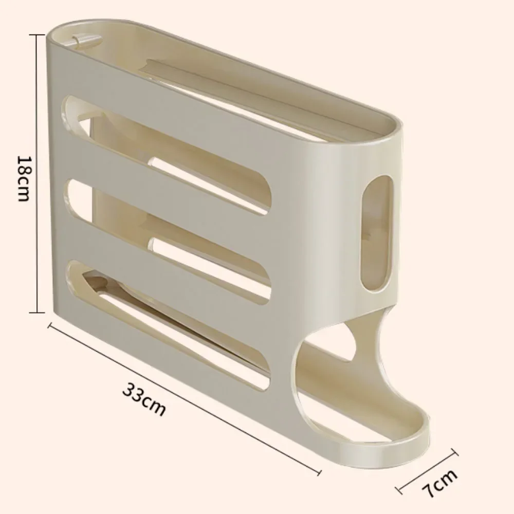 4-Layer Rolling Egg Dispenser Rack 6