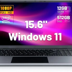 Bestski 15.6 Inch Laptop Intel N5095 Processor 12GB RAM 512Ger Notebook 1