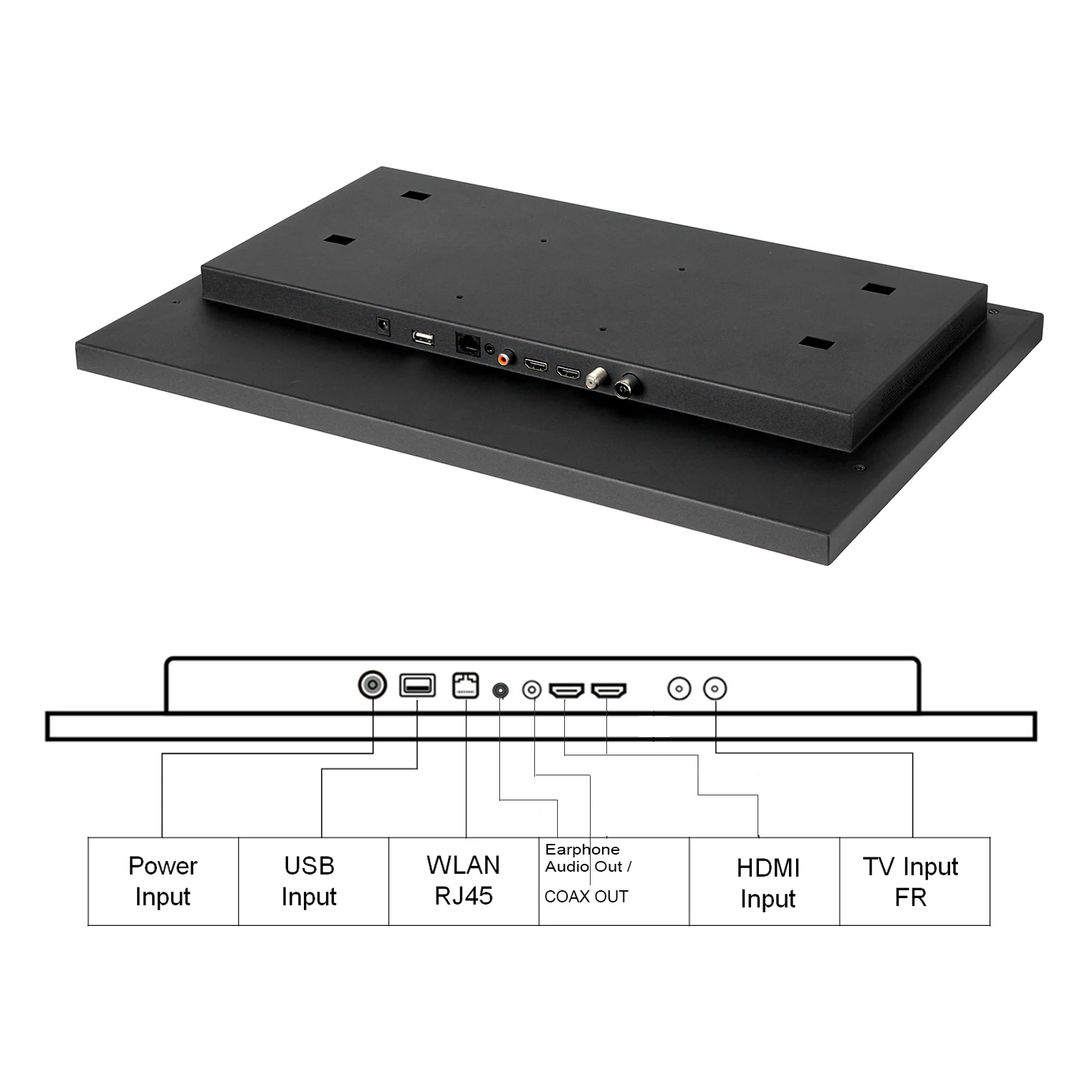 Souria 22 inches Touchscreen Android Smart Mirror LED Television for Bathroom SPA FHD DTV Tuner DVB ATSC Kitchen 4