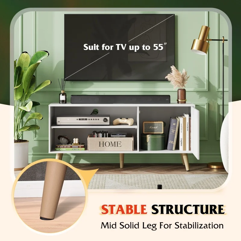 GALAXHERO TV Stand for 55 Inch TV 6