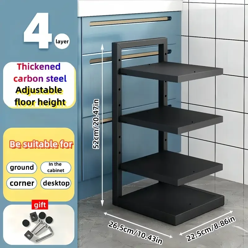 Adjustable Pot Rack Organizer 8