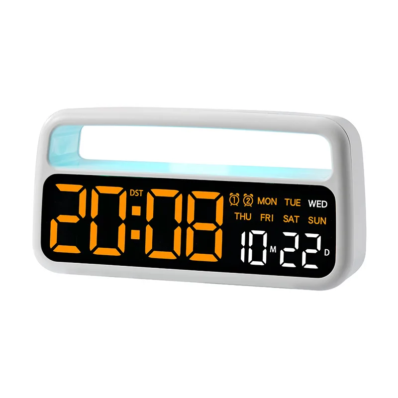 Digital LED Ambient Light Alarm Clock with Dual Alarms 11