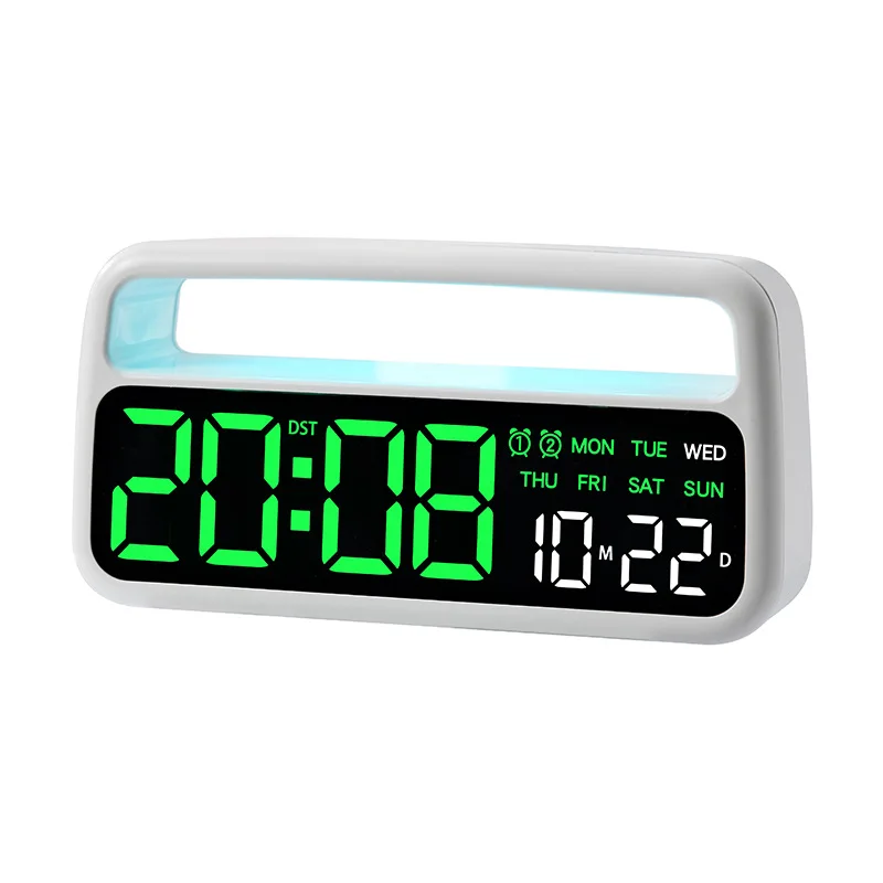 Digital LED Ambient Light Alarm Clock with Dual Alarms 10