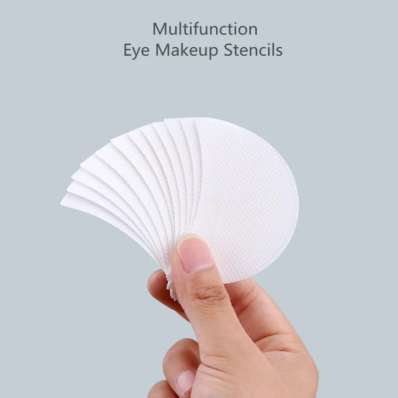20/50/100pcs Eye Makeup Stencils Disposable Eyeshadow Stickers Eyeliner Shield 5