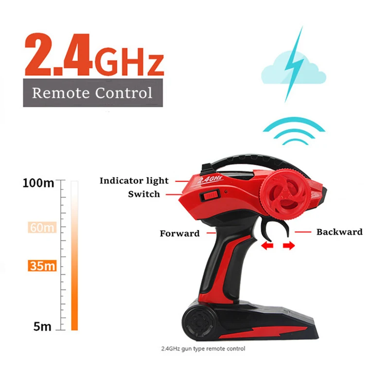 ZWN 1:12 / 1:16 4WD RC Car With Led Lights 2.4G Radio Remote Control 6