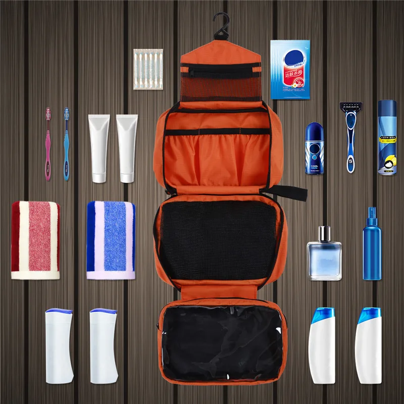 Men Large Waterproof Makeup Bag Male Female Travel Beauty Cosmetic Organizer 2