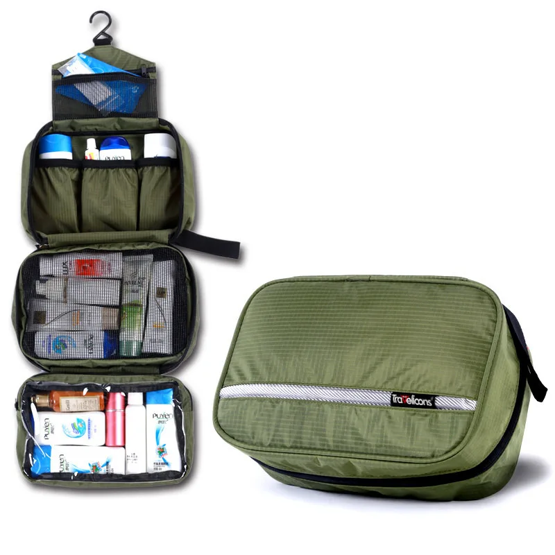 Men Large Waterproof Makeup Bag Male Female Travel Beauty Cosmetic Organizer 9