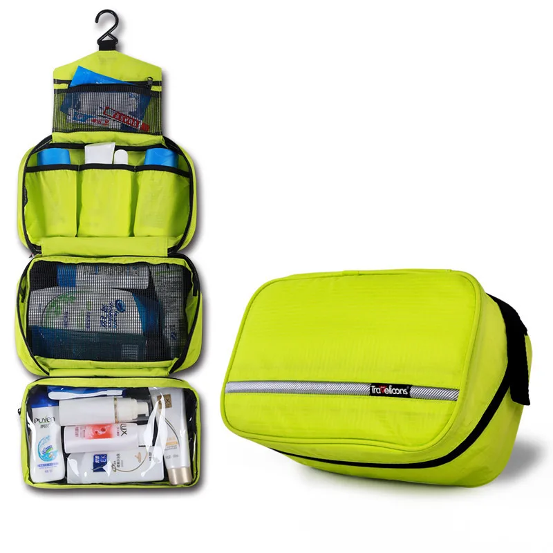 Men Large Waterproof Makeup Bag Male Female Travel Beauty Cosmetic Organizer 10