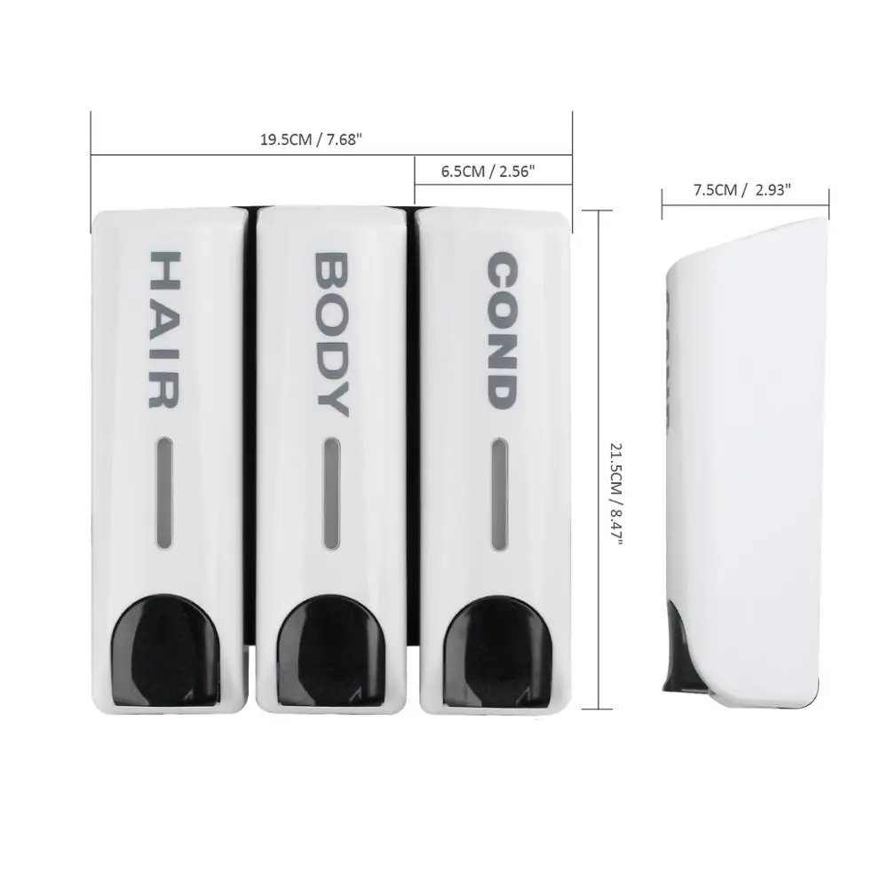 Single/Double/Triple 350ml Soap Dispense 5
