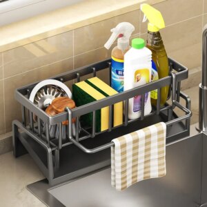 Kitchen Sink Drain Rack & Organizer 1