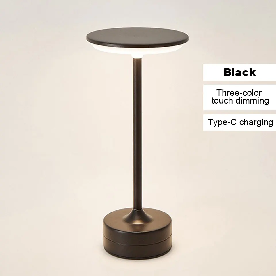 LED Touch Sensor Table Lamp USB Rechargeable 7