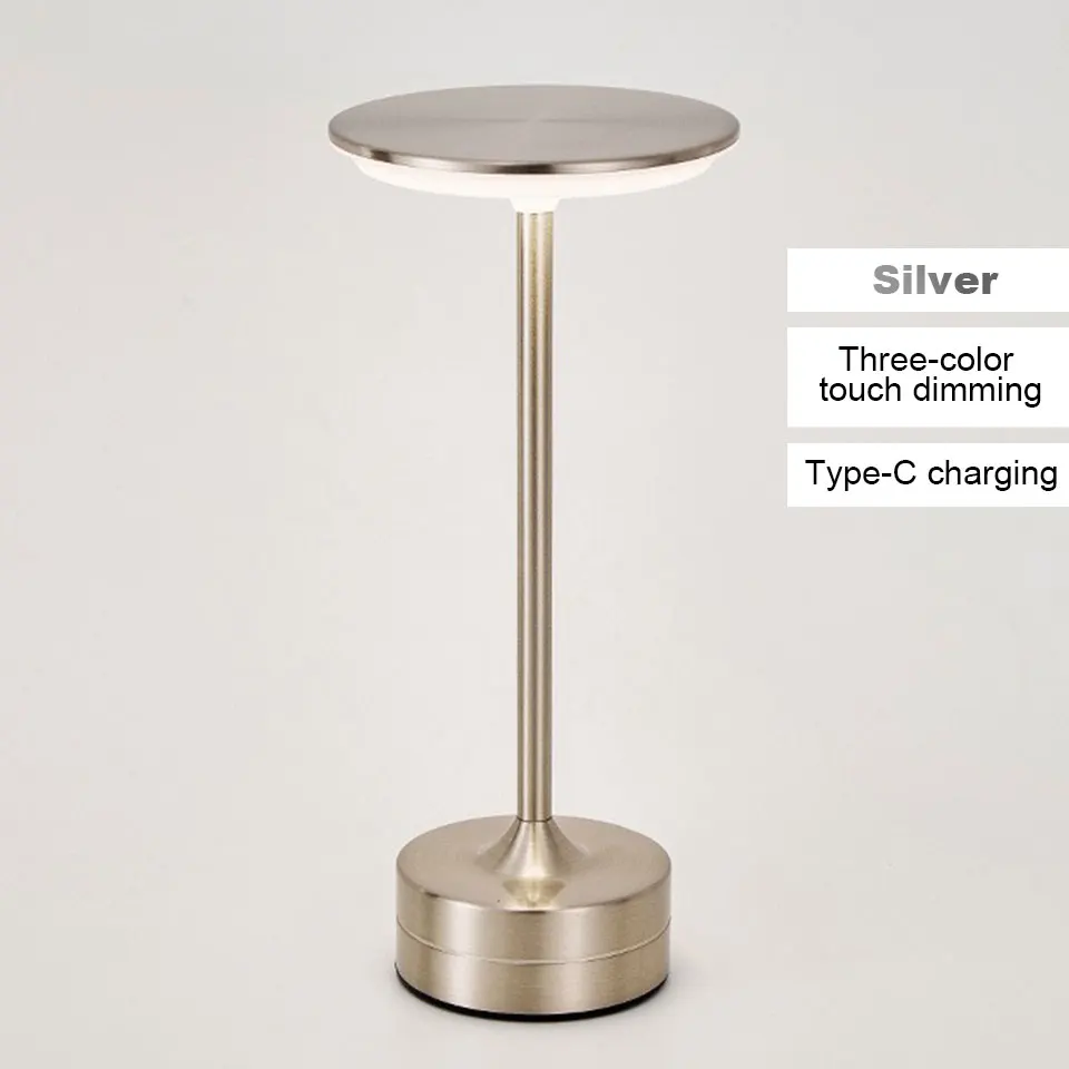 LED Touch Sensor Table Lamp USB Rechargeable 8