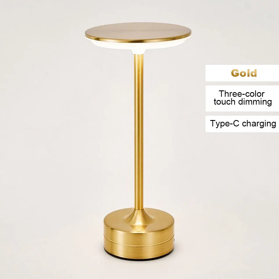 LED Touch Sensor Table Lamp USB Rechargeable 9