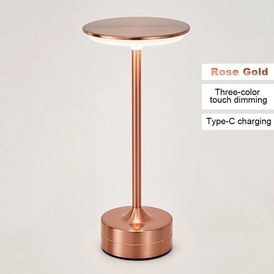 LED Touch Sensor Table Lamp USB Rechargeable 10
