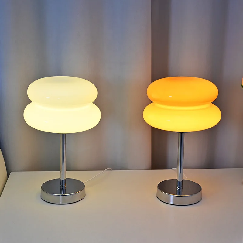 Macaron Glass Table Lamp with Tricolor Dimming 1