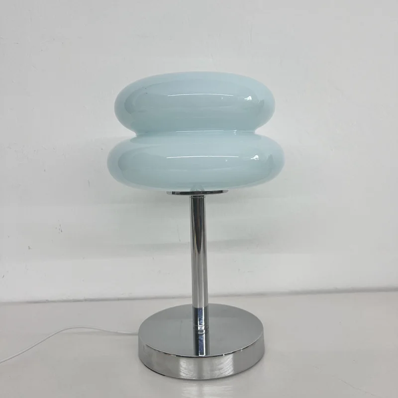 Macaron Glass Table Lamp with Tricolor Dimming 12