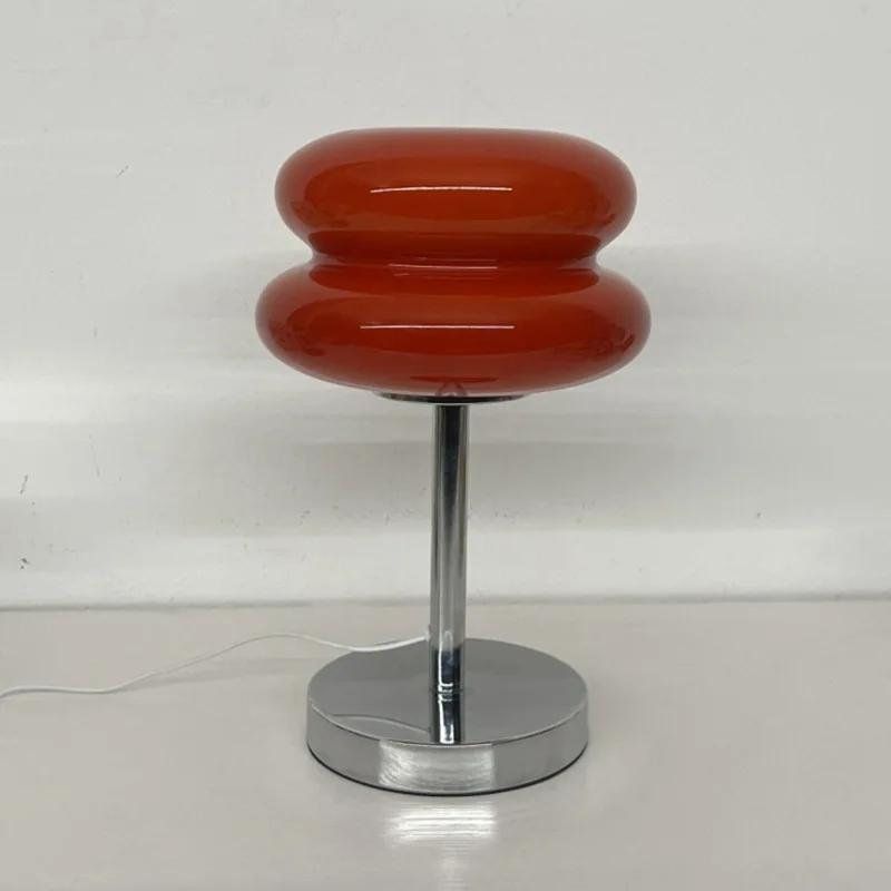 Macaron Glass Table Lamp with Tricolor Dimming 7