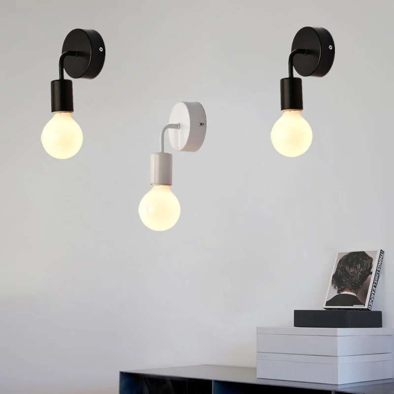 Nordic Modern Black Iron Wall Lamp 2