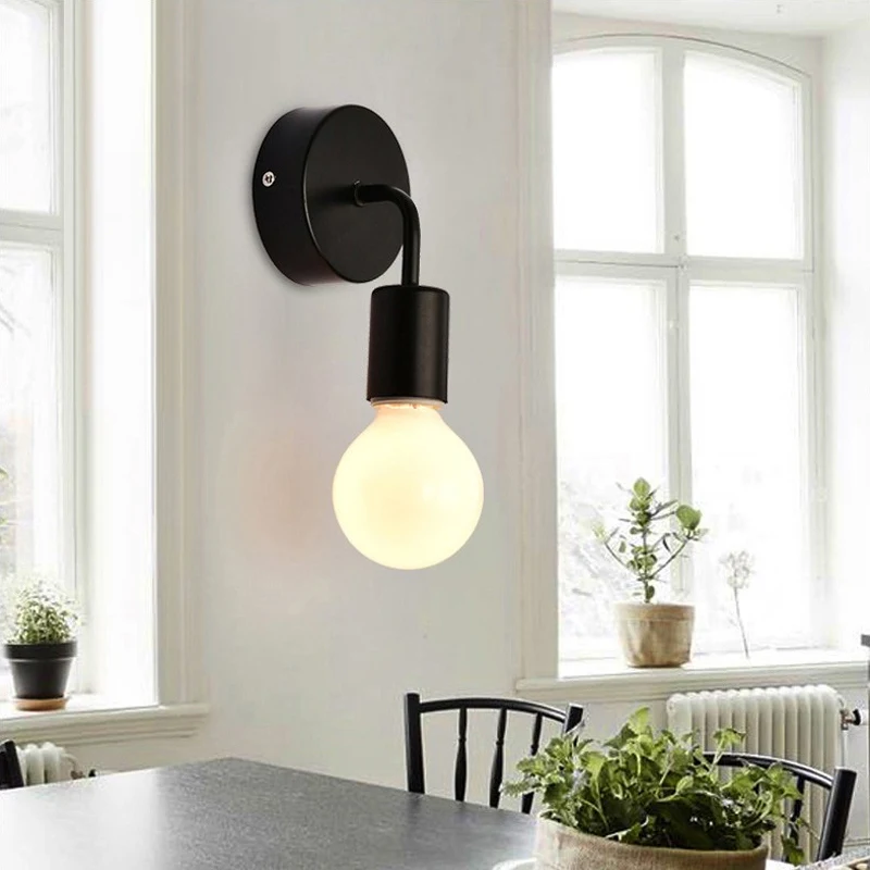 Nordic Modern Black Iron Wall Lamp 4