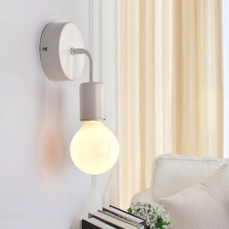Nordic Modern Black Iron Wall Lamp 5