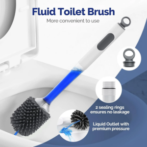Water Spray Silicone Toilet Brush 40cm 1