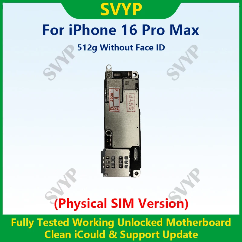 Fully Tested 100% Working Motherboard For iPhone 16ProMax Mainboard 7