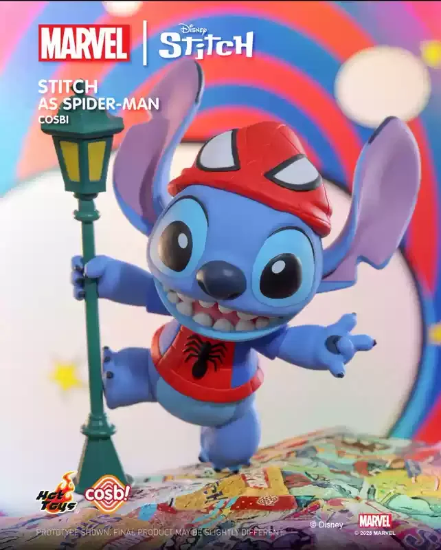 Original Blind Box Hottoys Marvel Stitch Cosbi Series Mystery Surprise Bot 9