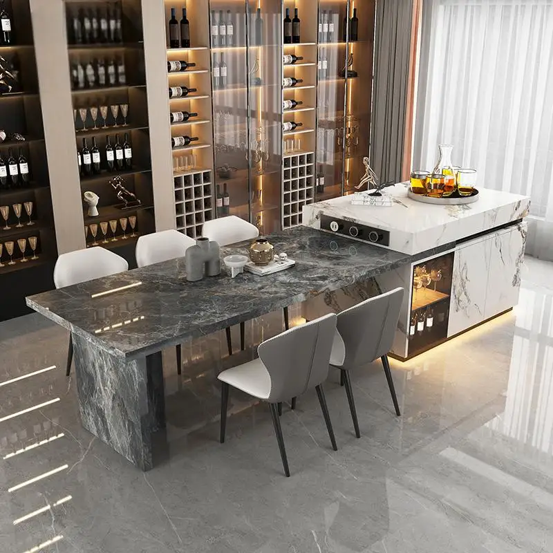 Custom Marble Kitchen Island 3