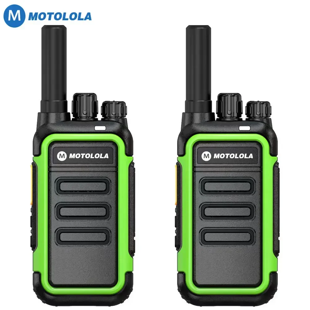 Motolola 2Pcs Mini Walkie Talkie Portable Two-Way Radio UHF Transceiver Set 8
