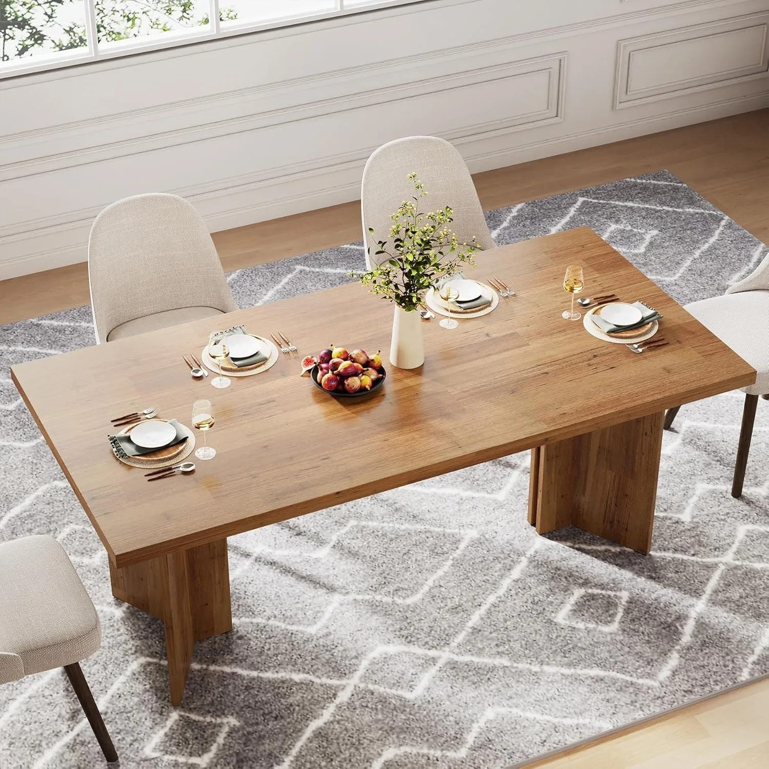 63 Inch Dining Table 4