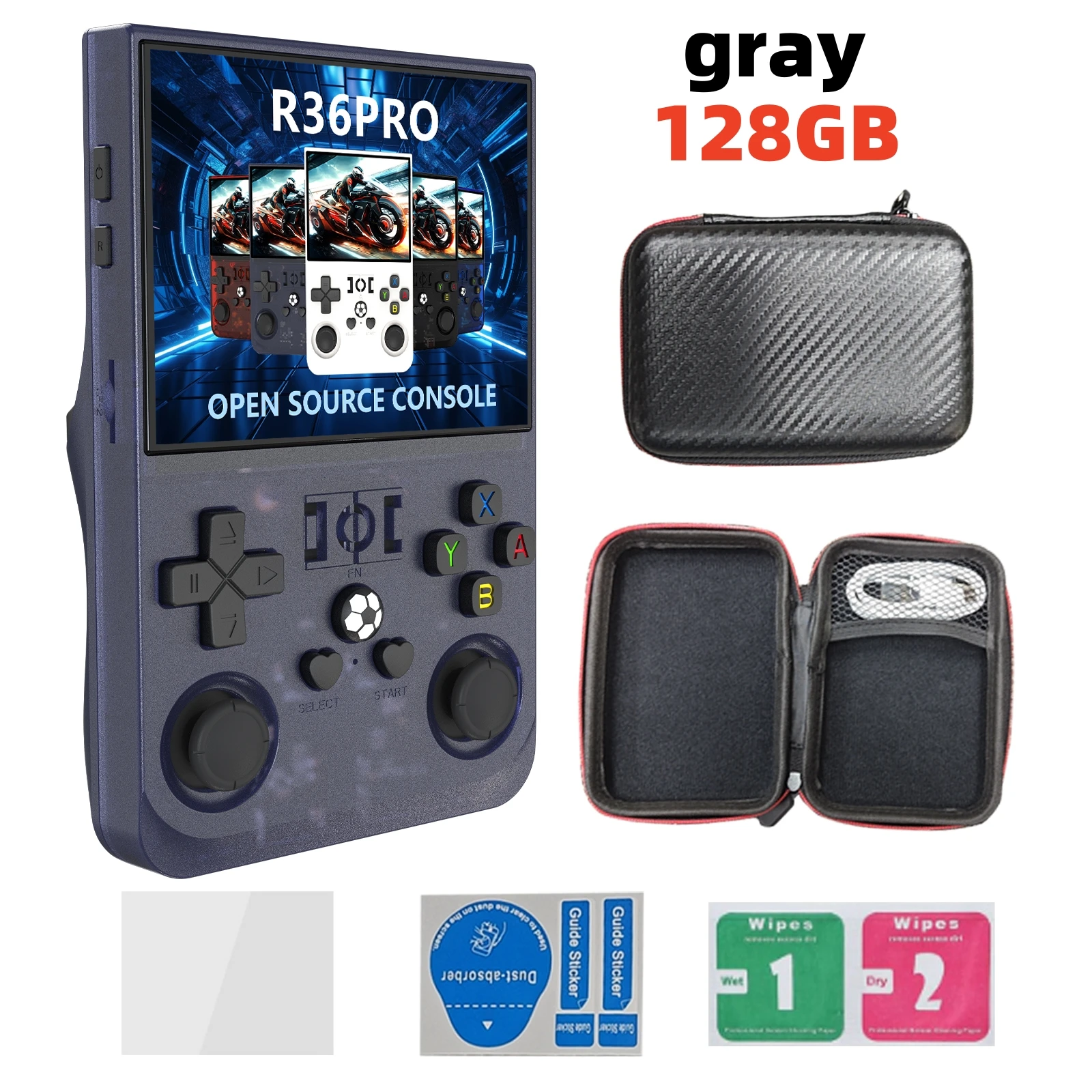 Open Source R36 PRO Retro Handheld Video Game Console Linux SystemGB Games 8
