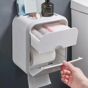 Storage Box Toilet Paper Organizer Waterproof 1