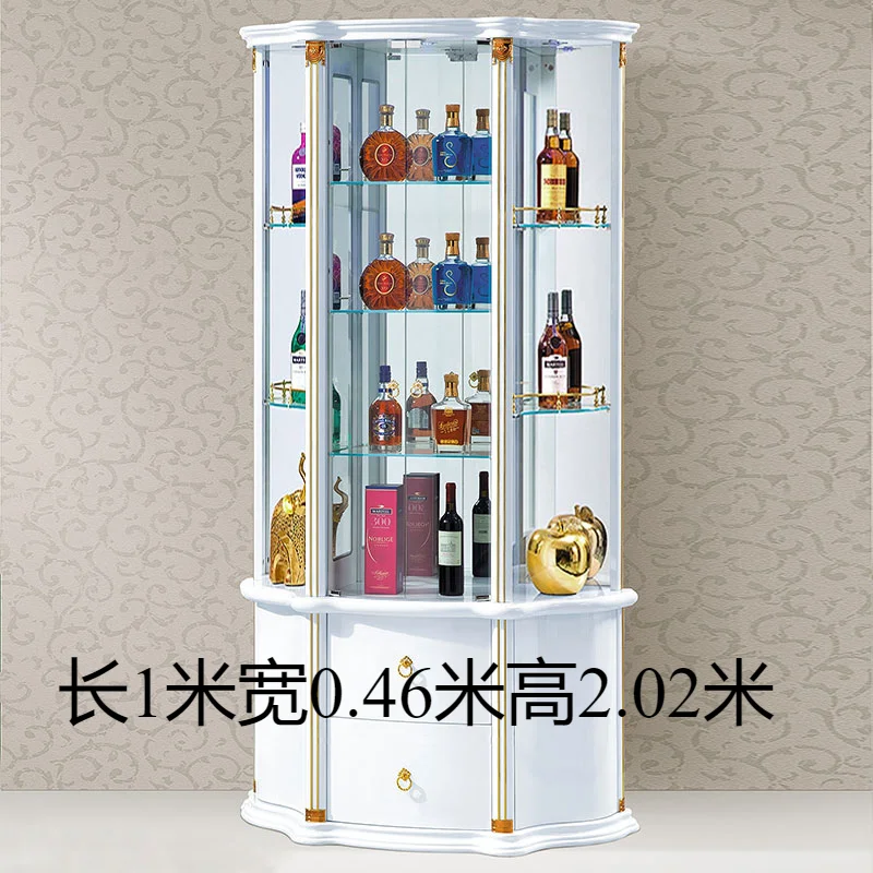 European-Style Glass Wine Cabinet 20