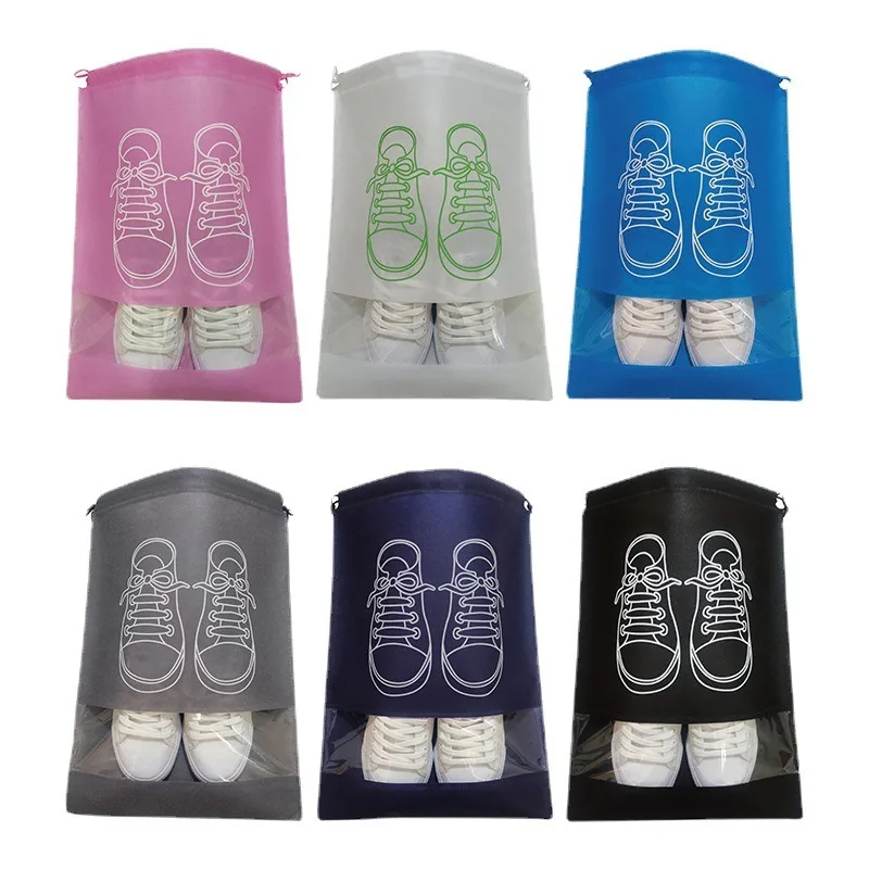 10/5pcs Shoes Storage Bags Closet Organizer Non-woven Travel Portable Bag 3