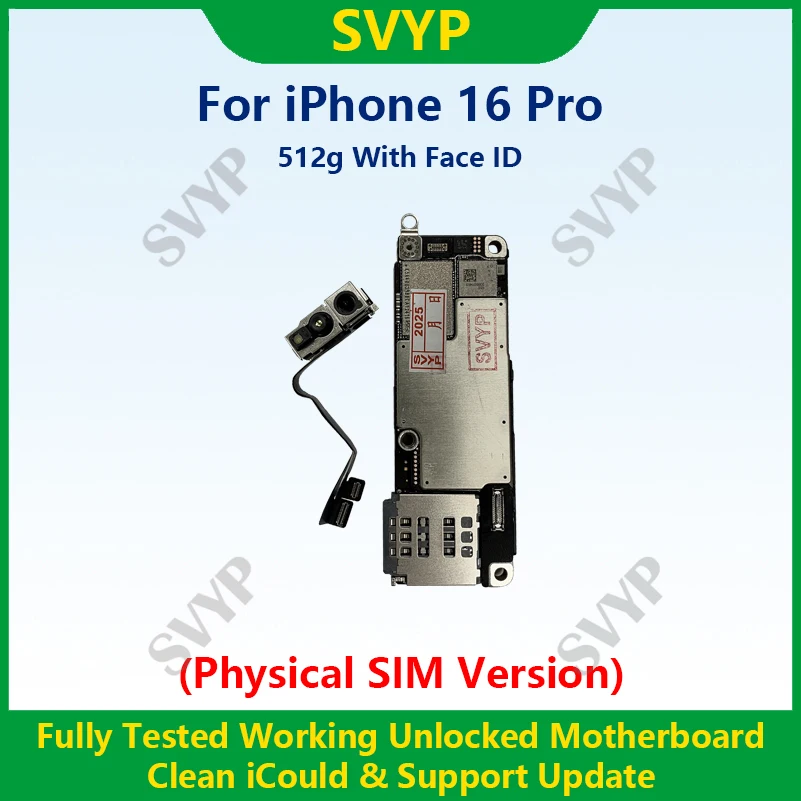 Fully Tested 100% Working Motherboard For iPhone 16ProMax Mainboard 10