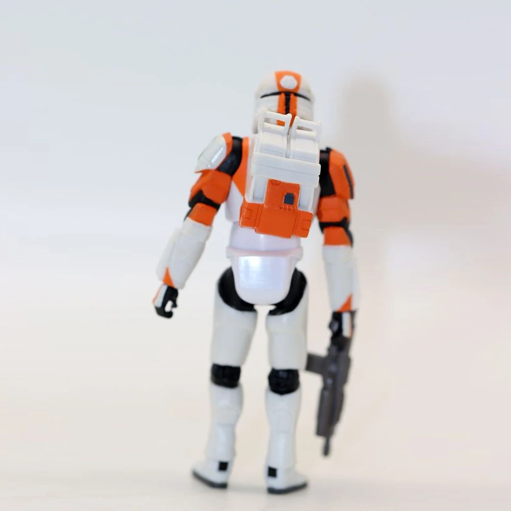 Lot SW Clone Wars Commando Boss 3.75 2