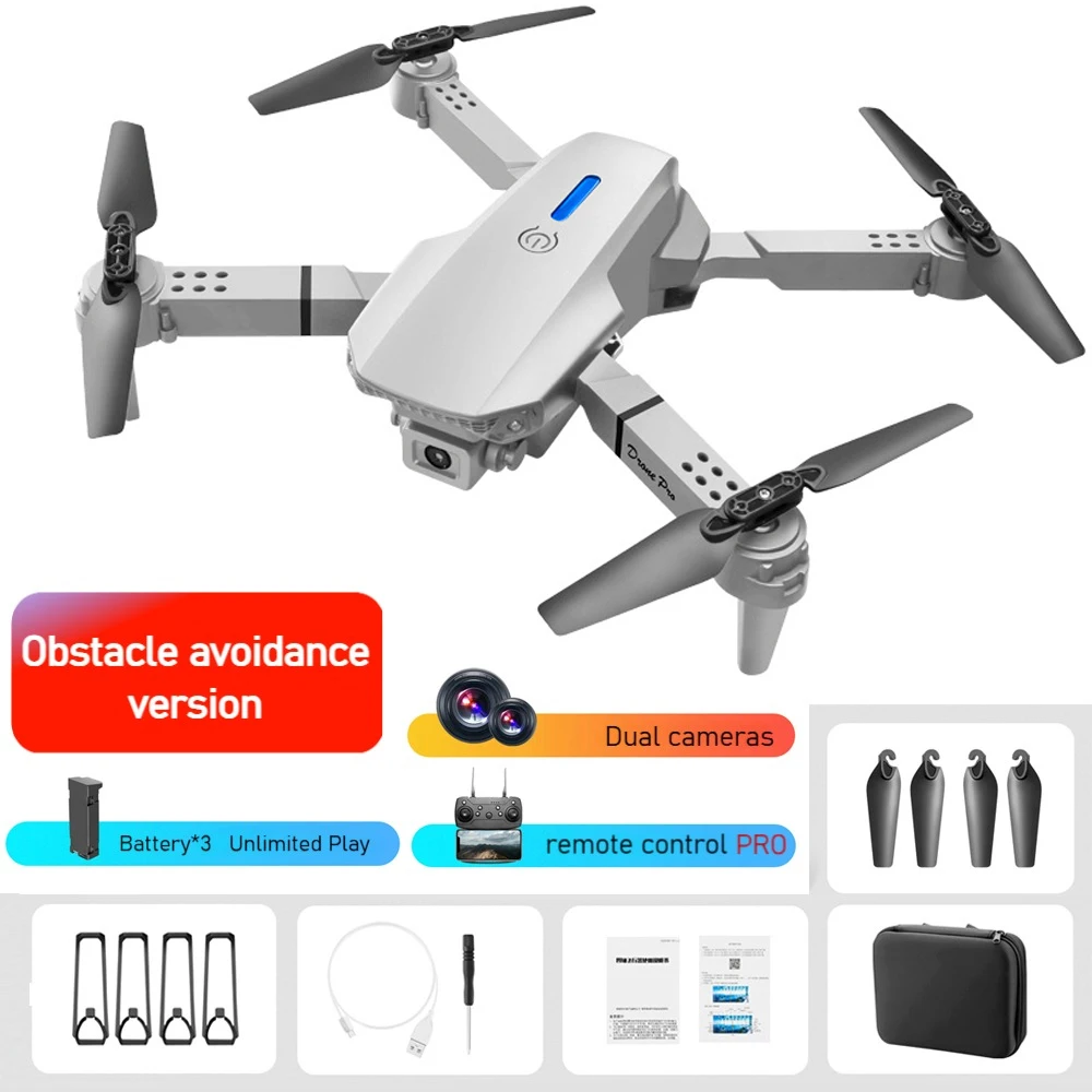 E88 RC Drone Professinal With 1080P Wide Angle HD Camera Foldable Helicopter 7