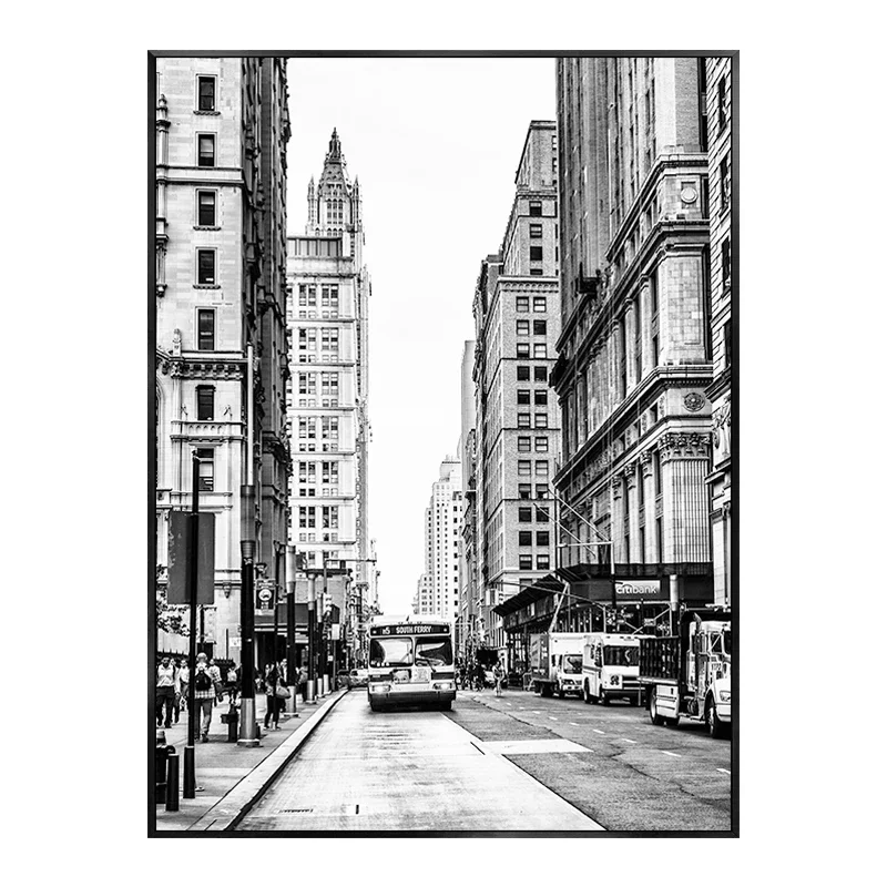 Modern New York London Paris Sydney City Landmark Landscape Poster Canvas Painting Wall Art 8