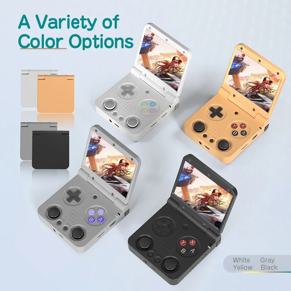 MIYOO Flip V2 Handheld Game Players 3.5''IPS Screen LGift Gaming 2