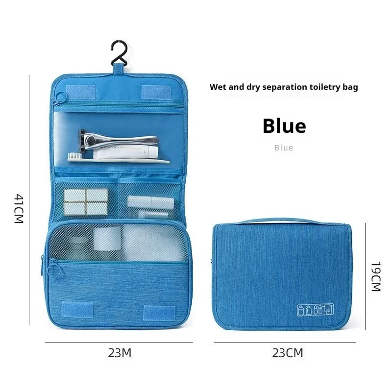 Foldable Toiletry Bag Organizer Hanging Storage Bathroom Makeup Cas 8