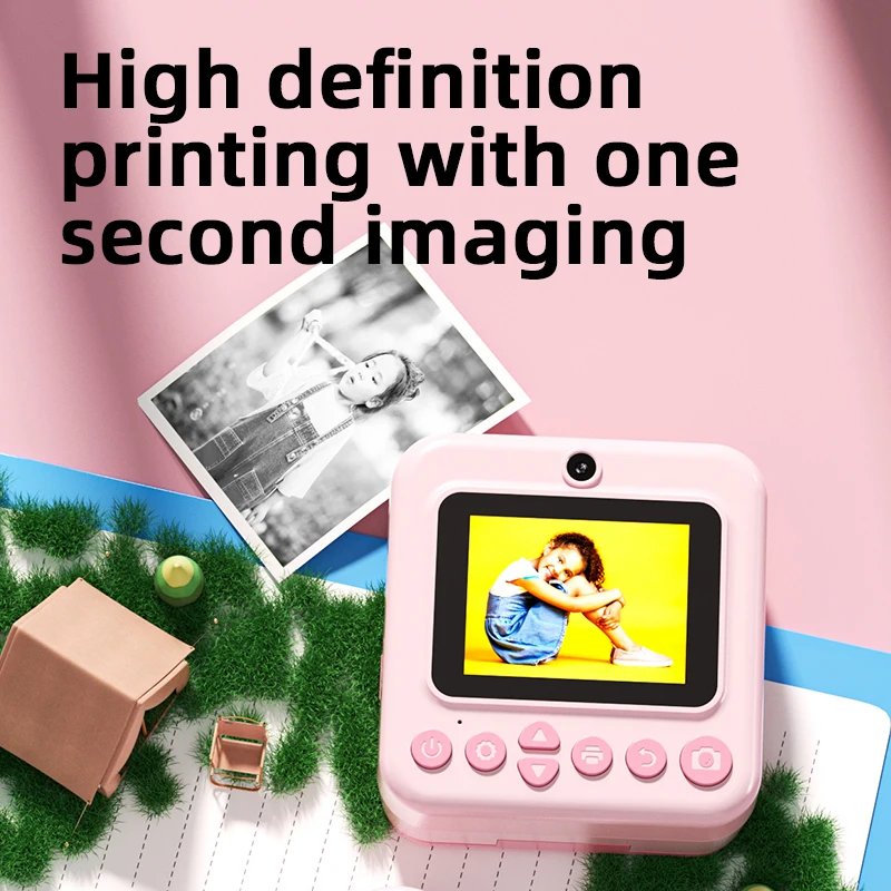Kids Digital Camera Photo Printer with Game Cute Mini Digital Video 3