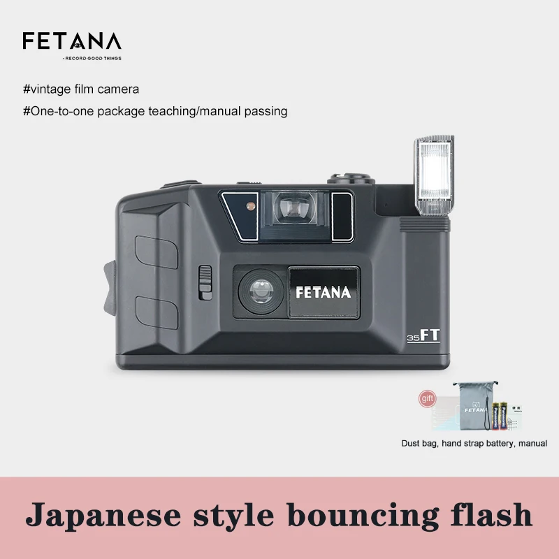 Retro 135 Film Camera Non-Disposable Film Camera FETANA 35MM Fully Automatic 7