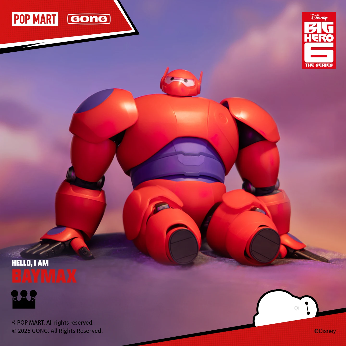 In Stock GONG Big Hero 6 Baymax assembly model 18CM Action Figures Toy Gift Collection 2