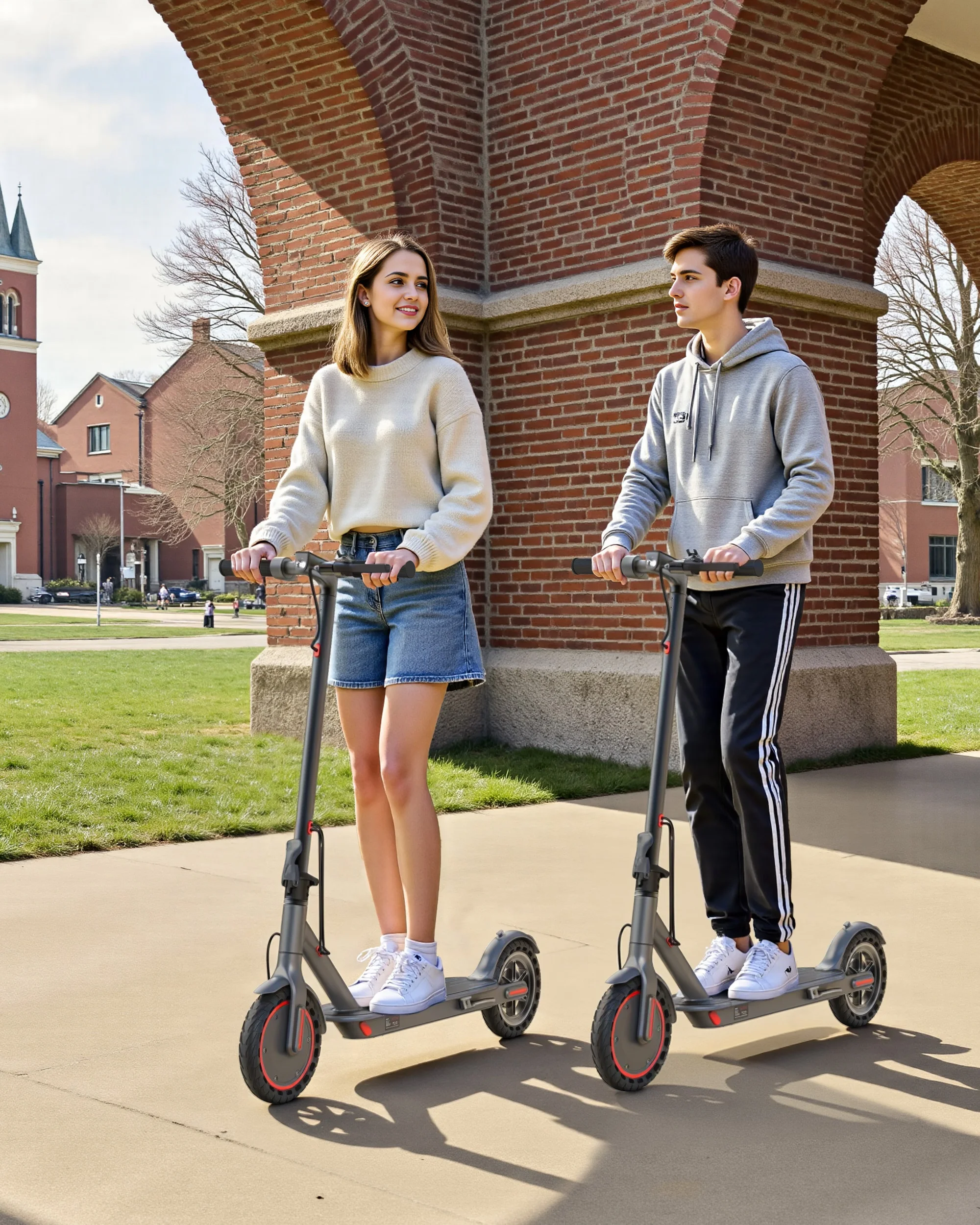 LADPED LP40 Electric Scooter 350W 19mph APP Smart Control 4 Speed Modes Foldable Electric Scooter 6