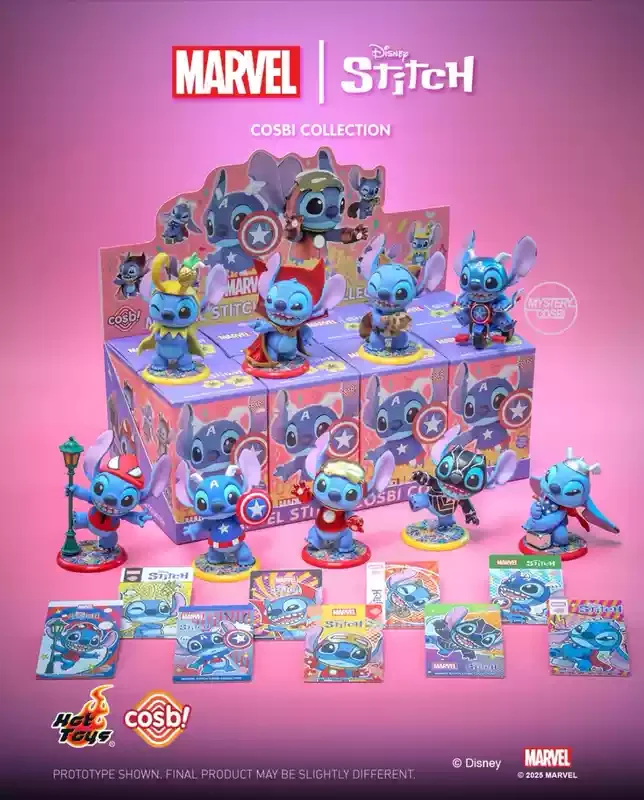 Original Blind Box Hottoys Marvel Stitch Cosbi Series Mystery Surprise Bot 8