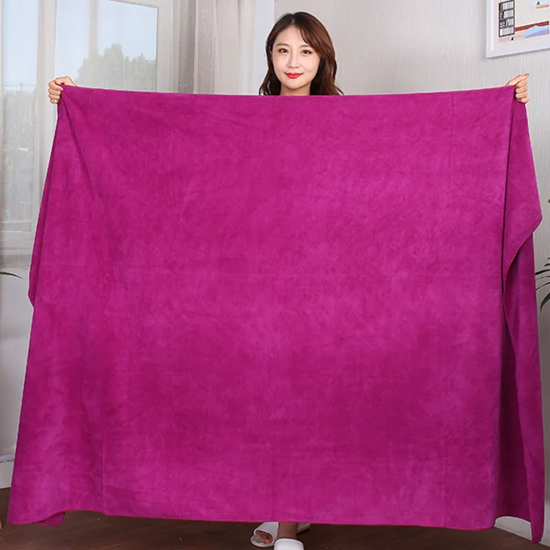 Extra large microfiber bath towel, super absorbent, 9