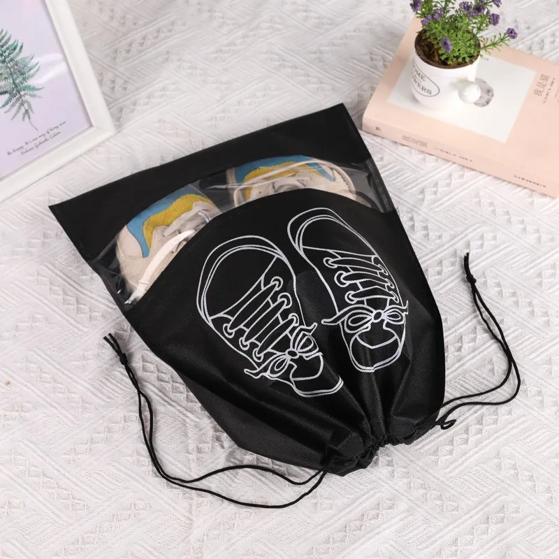 10/5pcs Shoes Storage Bags Closet Organizer Non-woven Travel Portable Bag 4