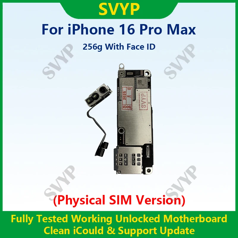 Fully Tested 100% Working Motherboard For iPhone 16ProMax Mainboard 19
